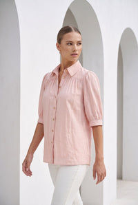 CELINE SHORT SLEEVES BLOUSE