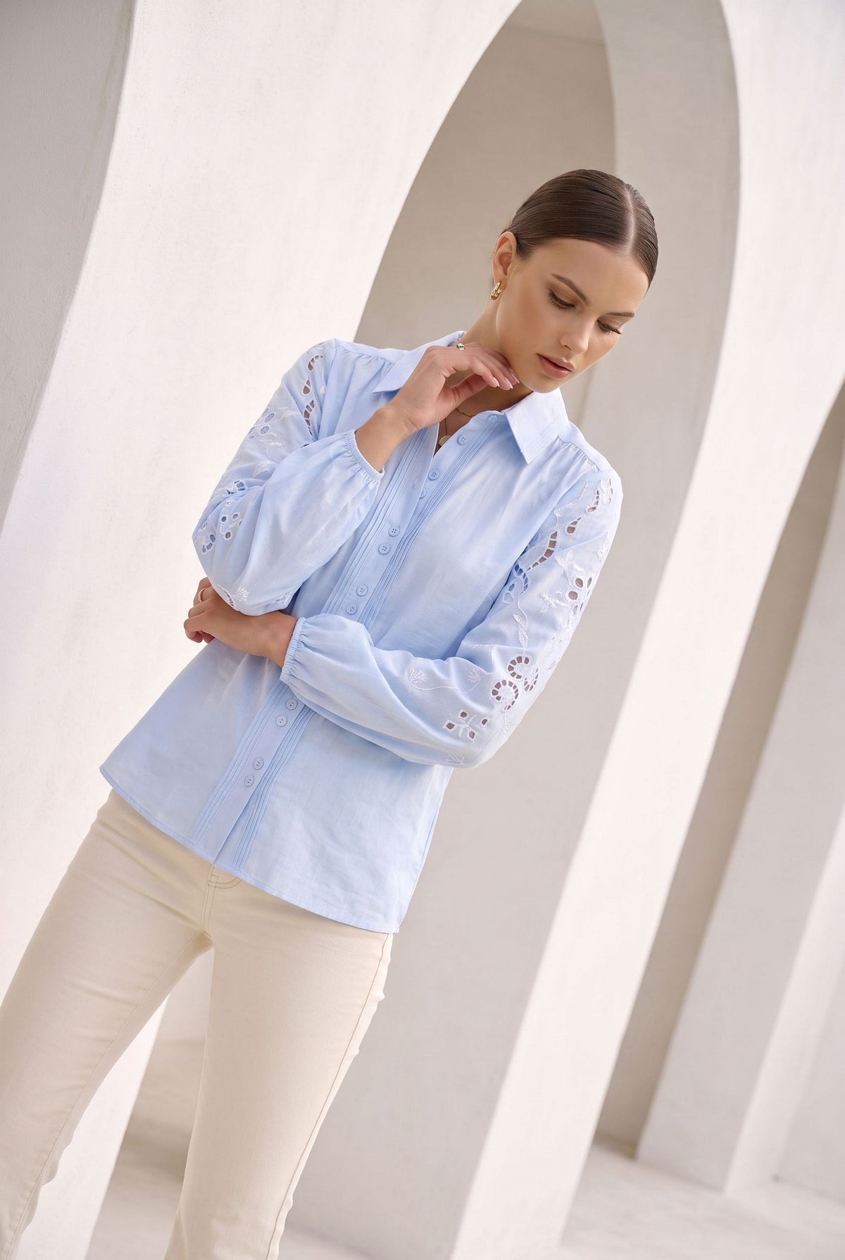 AVA EMBROIDERED SHIRT