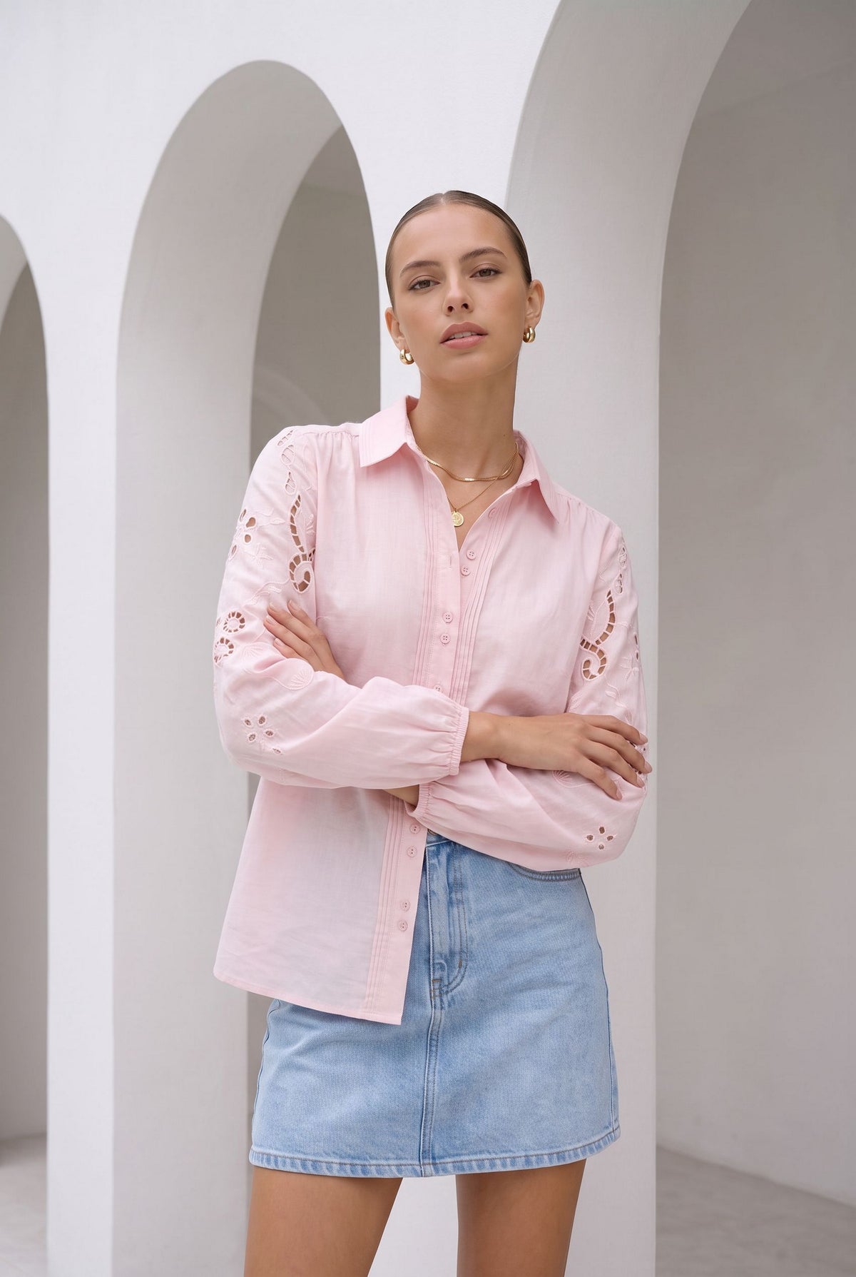 AVA EMBROIDERED SHIRT