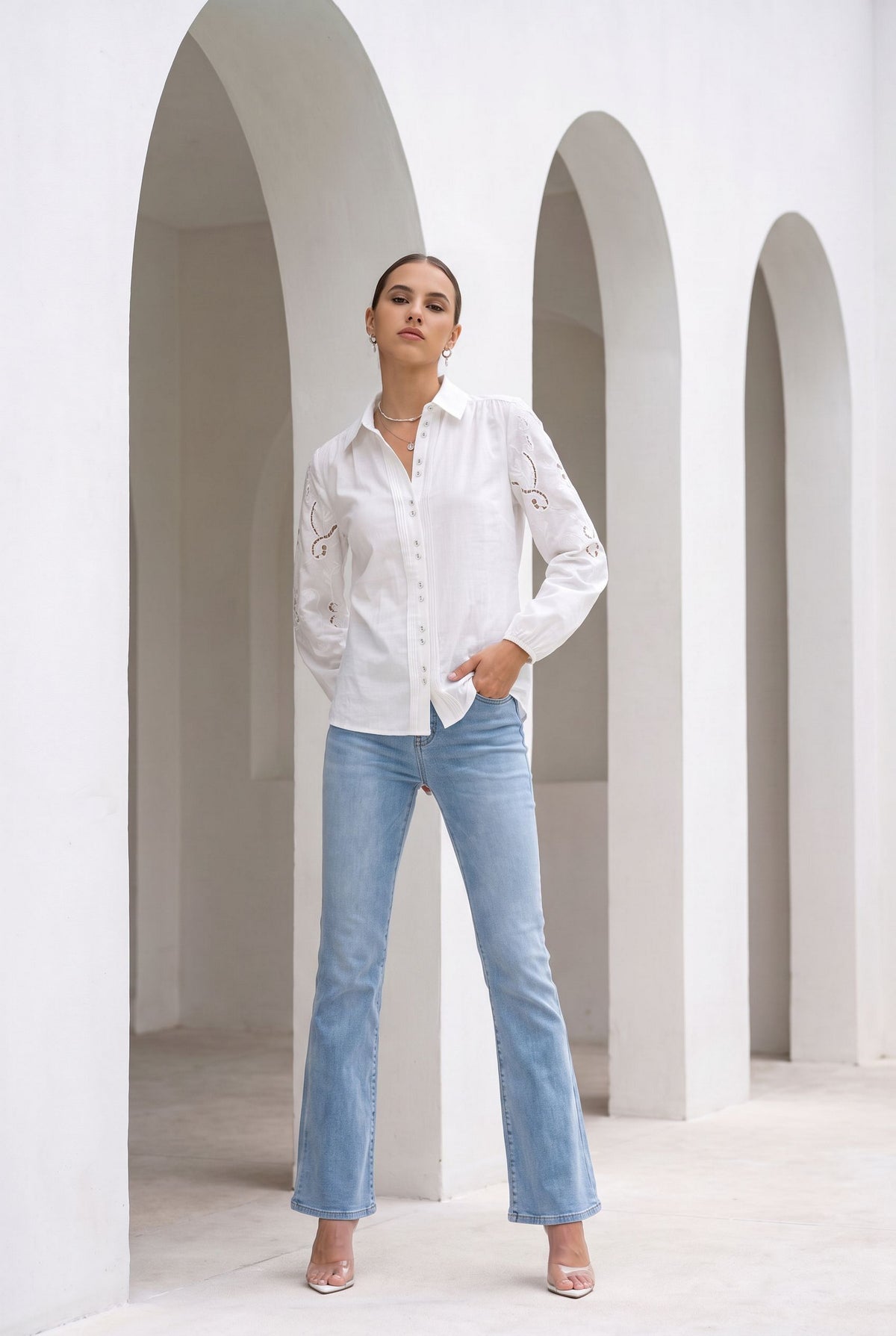 AVA EMBROIDERED SHIRT