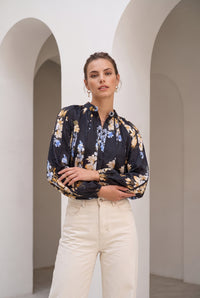 INES TENCEL BLOUSE