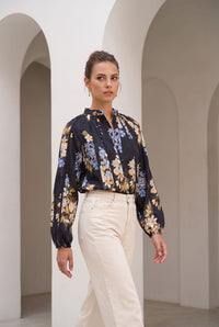 INES TENCEL BLOUSE