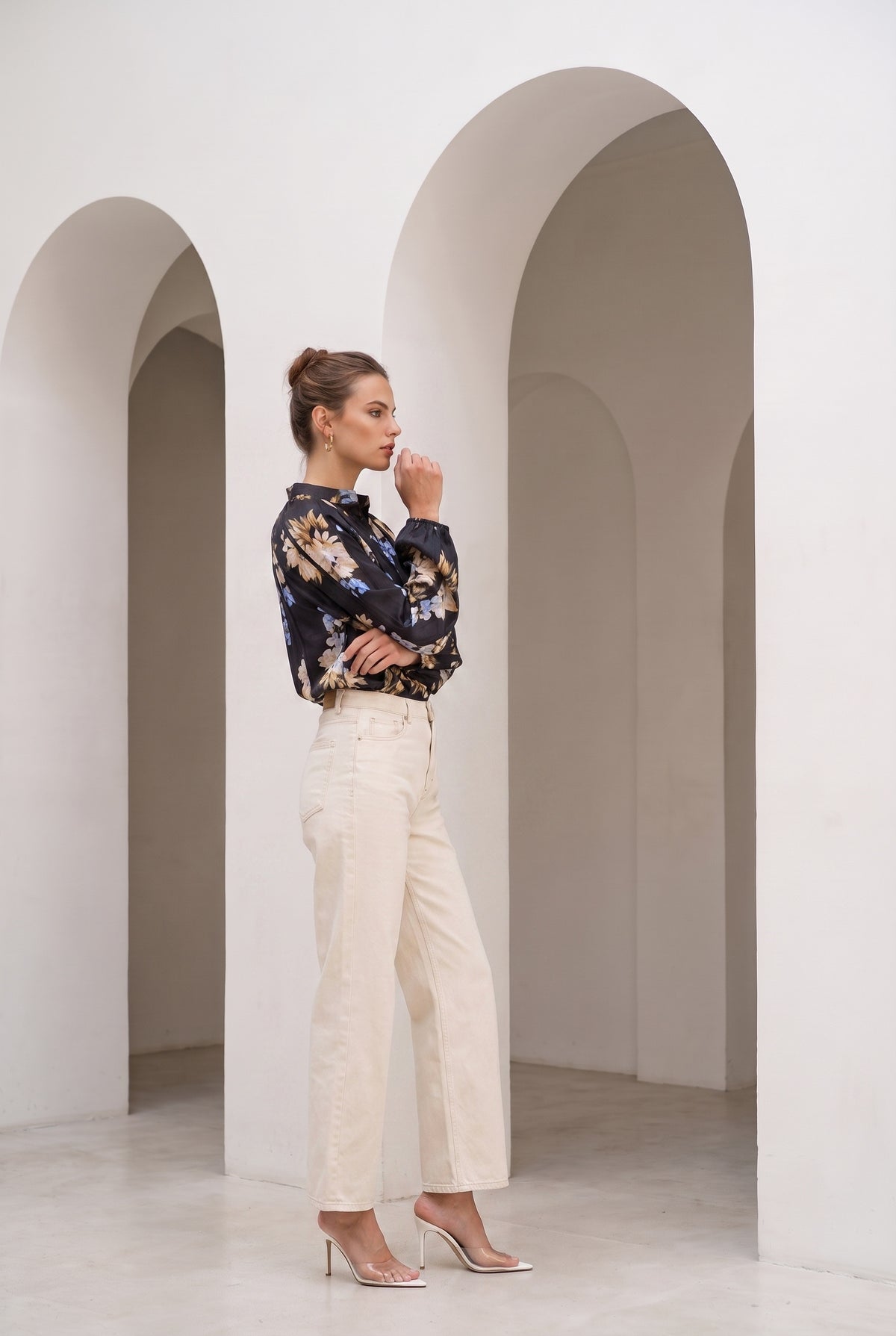 INES TENCEL BLOUSE