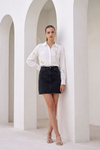 AMELIA EMBROIDERED SHIRT