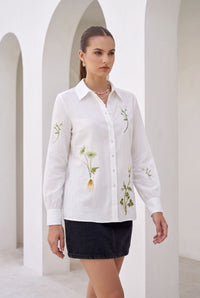 AMELIA EMBROIDERED SHIRT