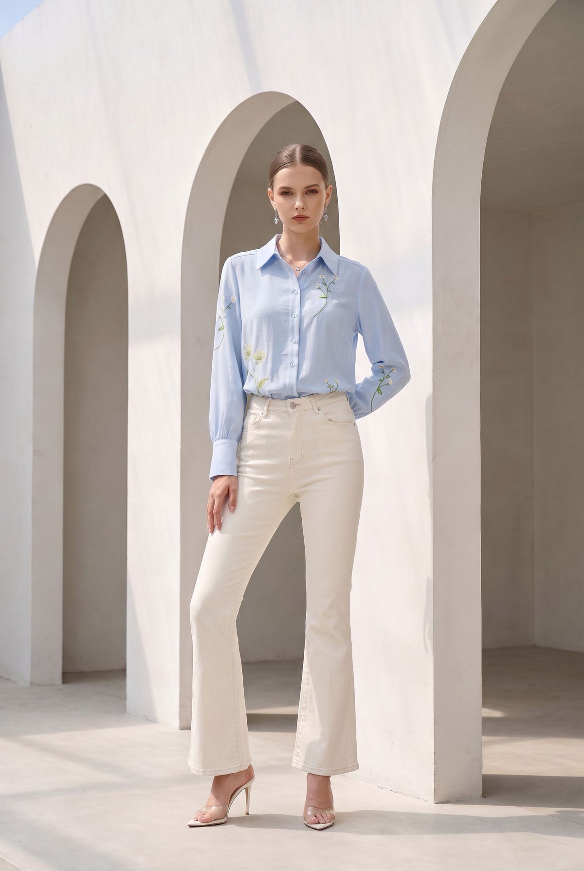 AMELIA EMBROIDERED SHIRT
