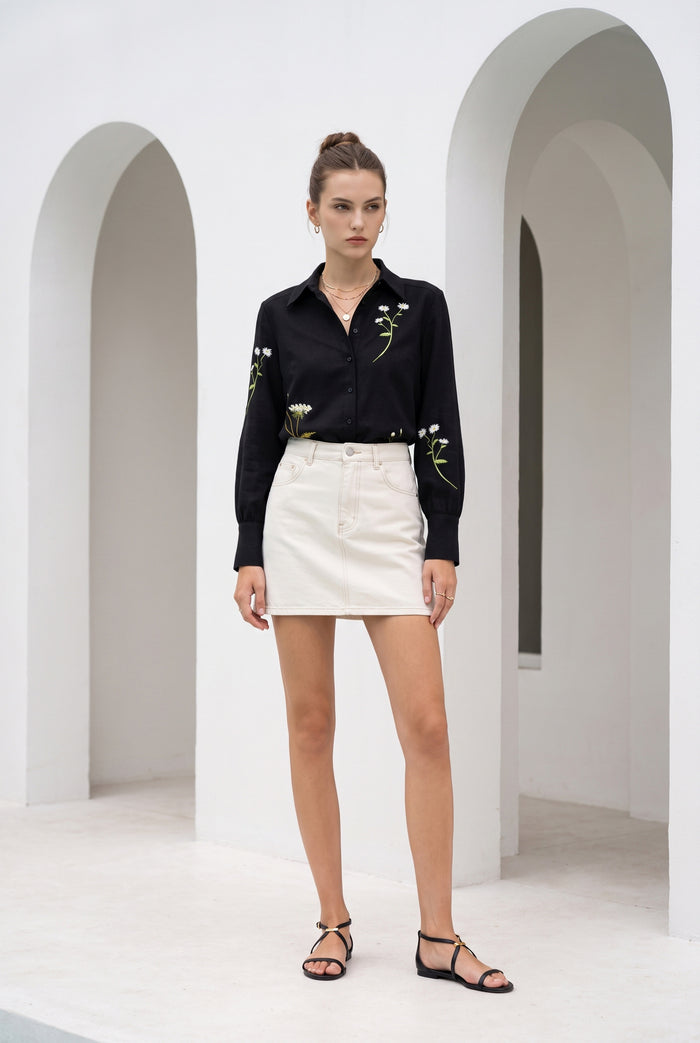 AMELIA EMBROIDERED SHIRT