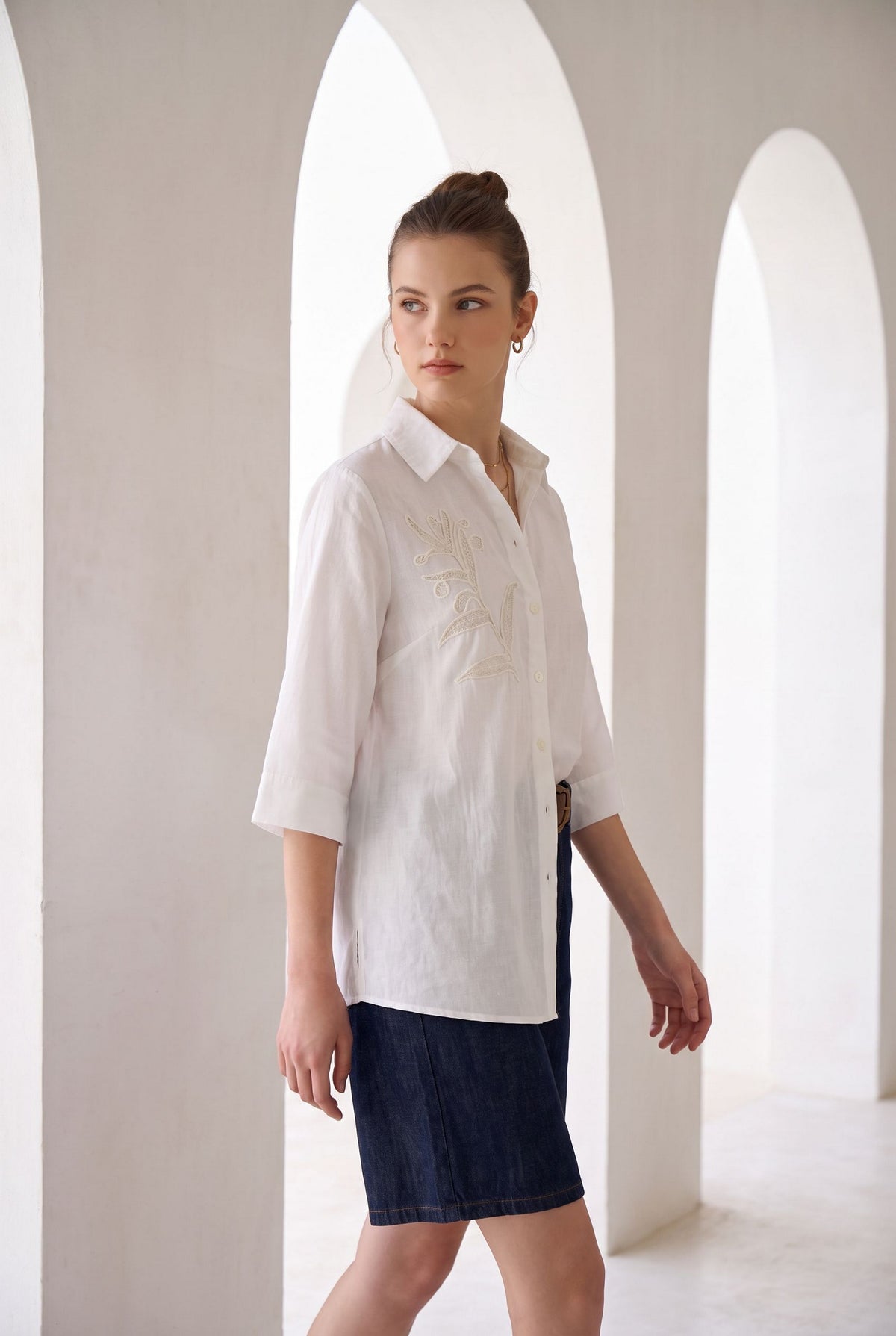 JOLIE EMBROIDERED SHIRT