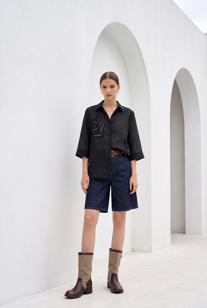JOLIE EMBROIDERED SHIRT