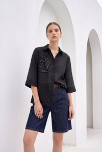 JOLIE EMBROIDERED SHIRT