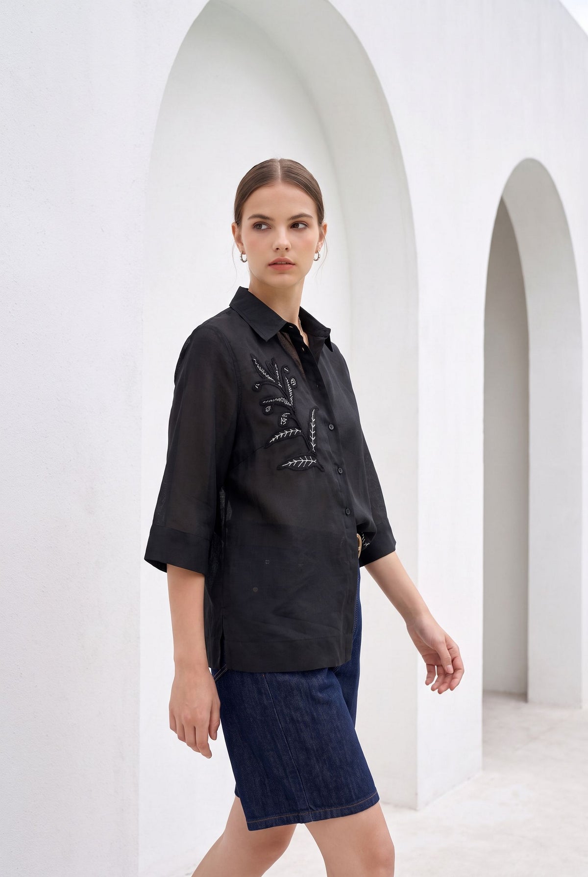JOLIE EMBROIDERED SHIRT