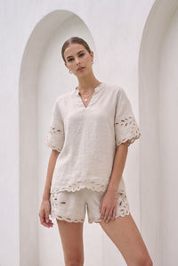 IVY EMBROIDERED BLOUSE