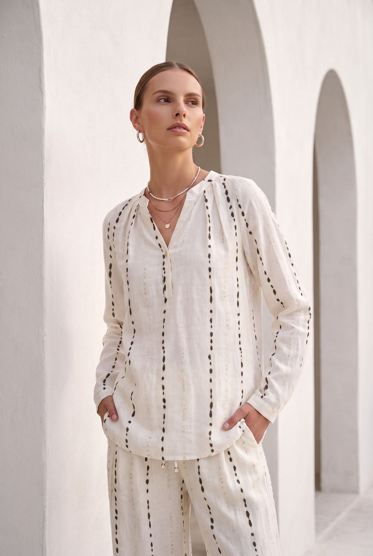 BLAIR TENCEL LINEN PANTS