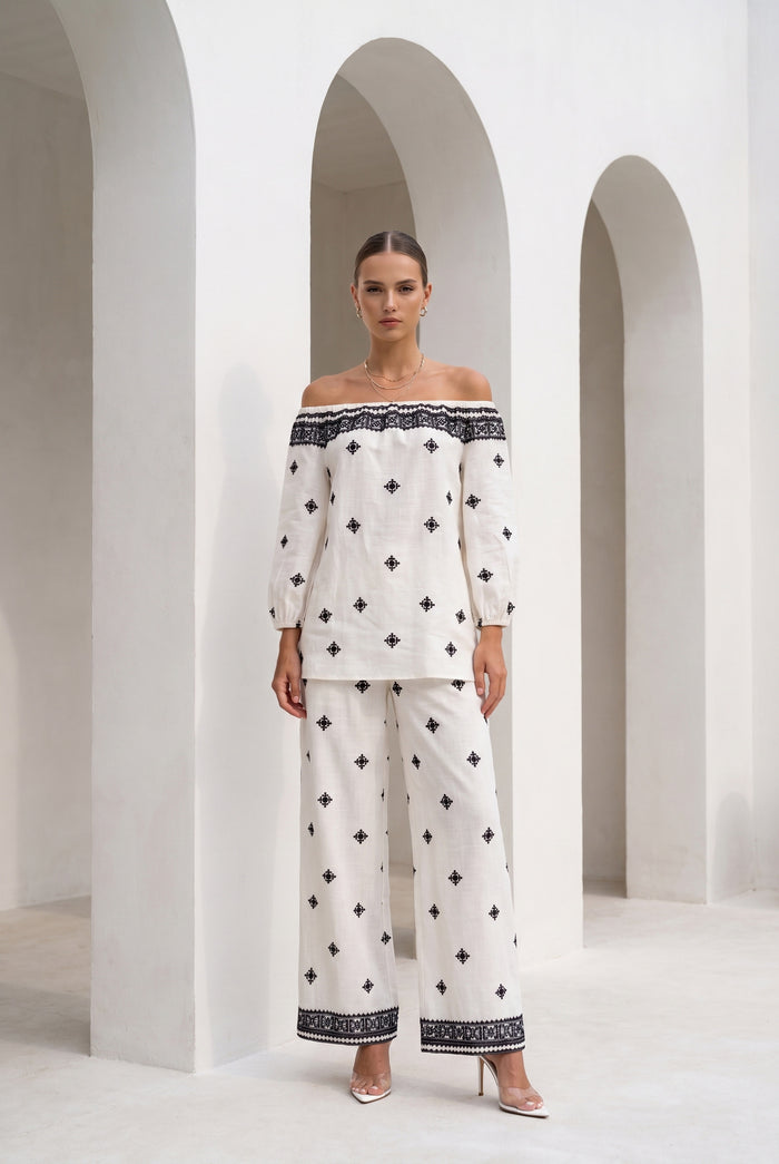 ELETTRA PRINTED TOP