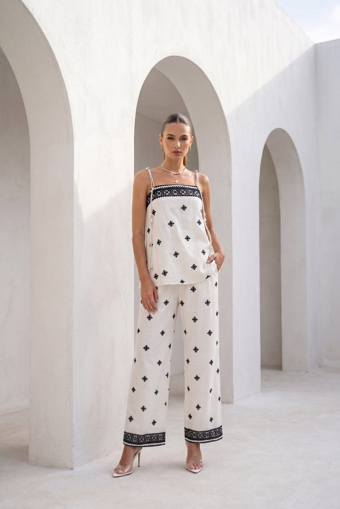 ELETTRA PRINTED PANTS