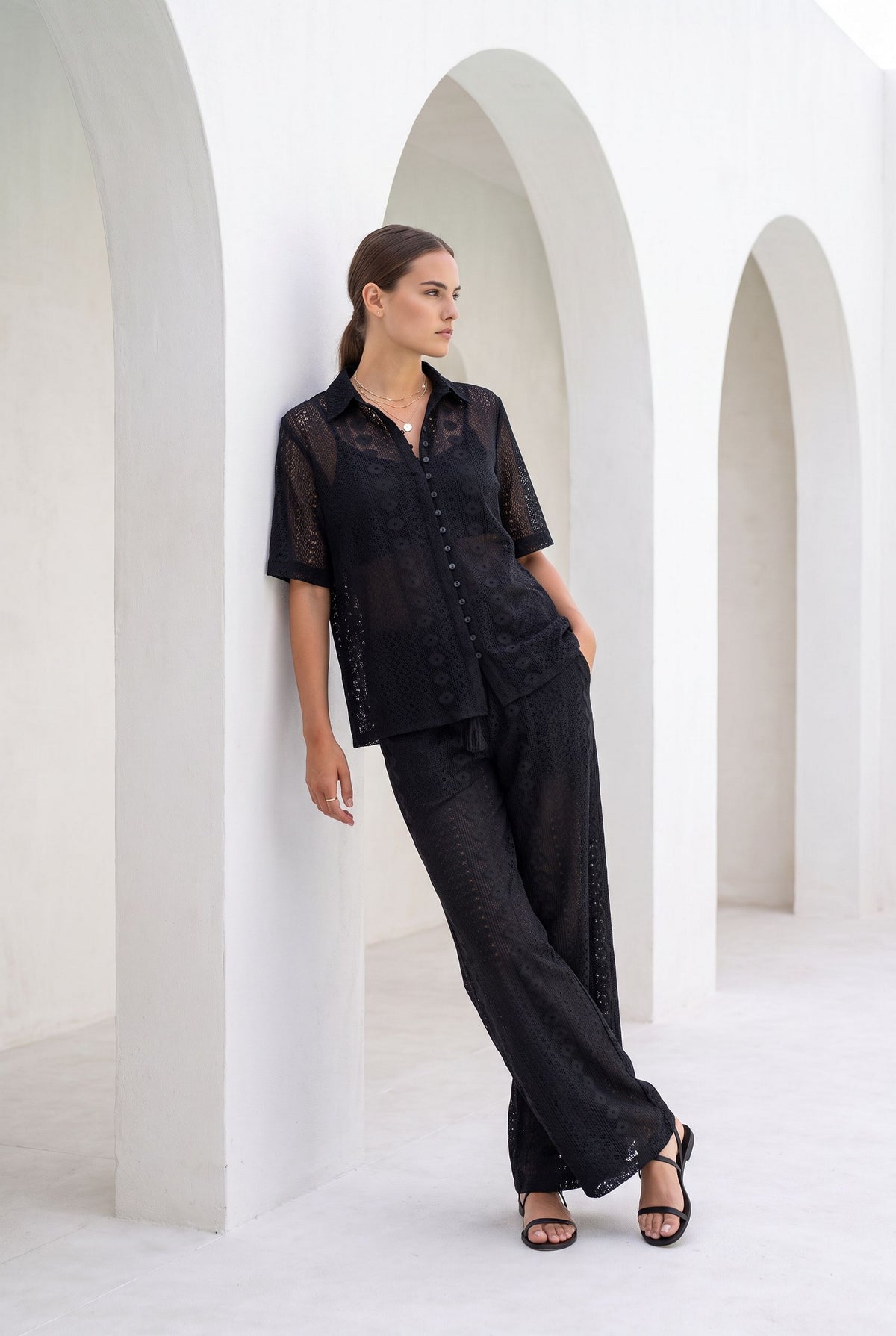 EDMEE COTTON PANTS