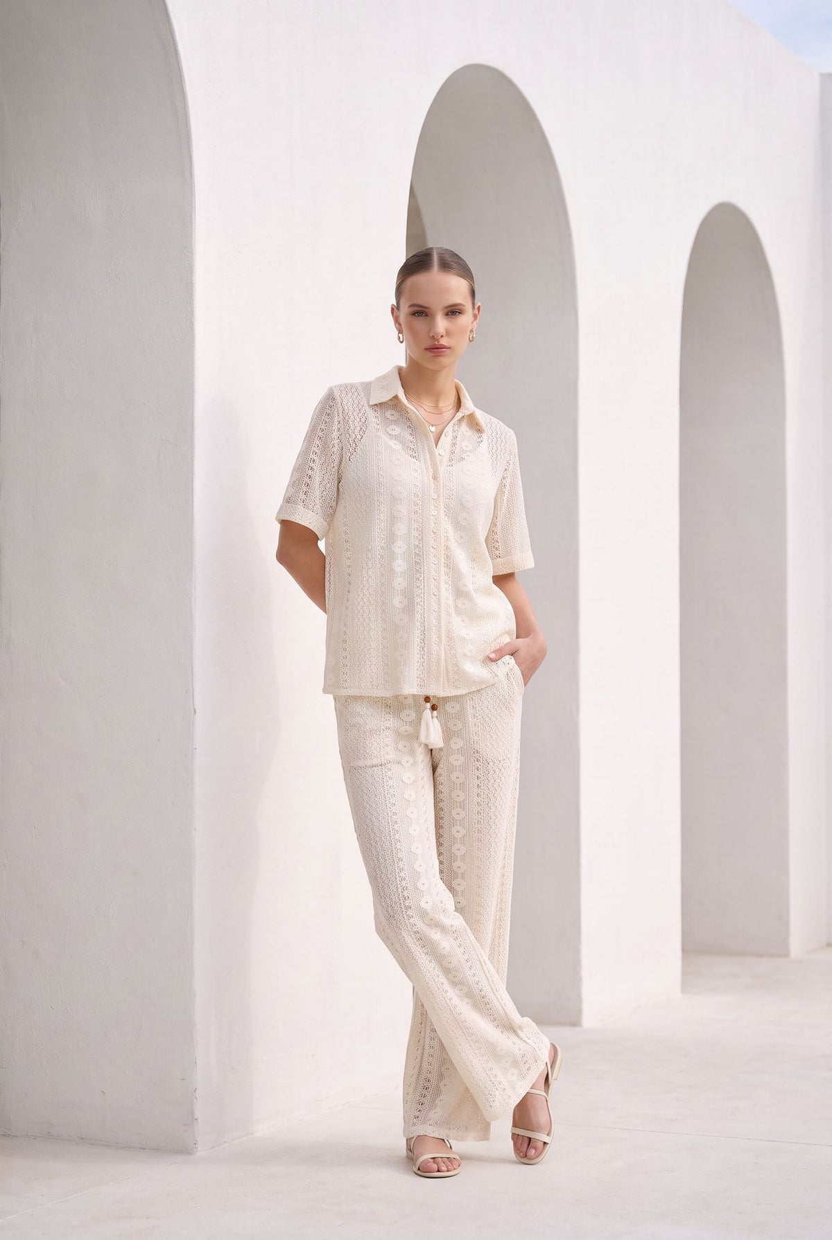 EDMEE COTTON PANTS