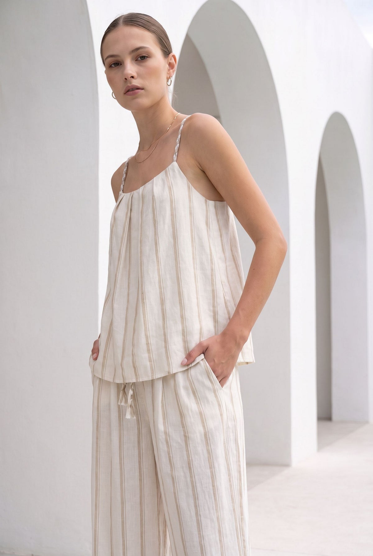 LYRA LINEN PANTS