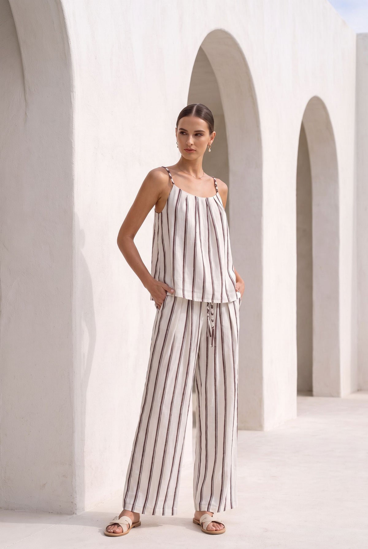 LYRA LINEN PANTS
