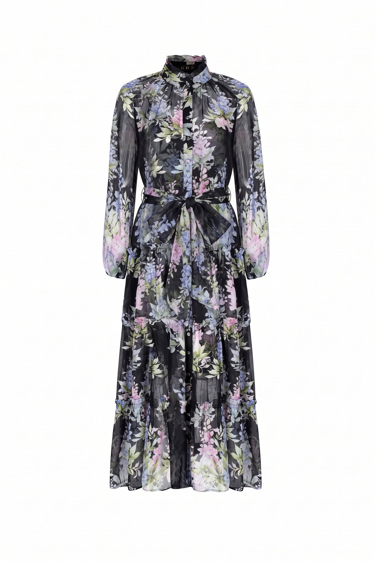 CHANTALLY PRINTED LONG DRESS