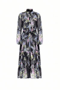 CHANTALLY PRINTED LONG DRESS