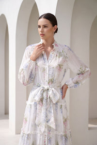 CHANTALLY PRINTED LONG DRESS