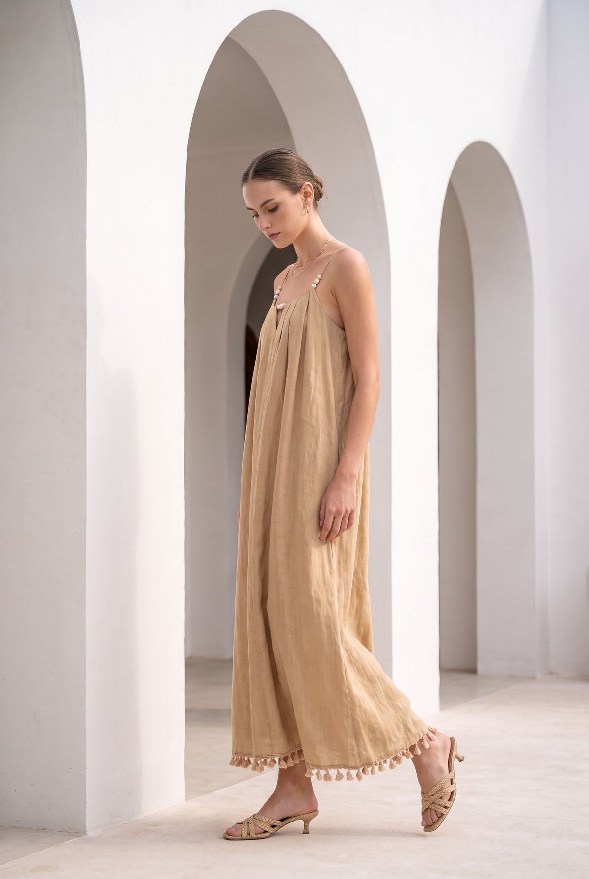 BRIELLE LINEN DRESS