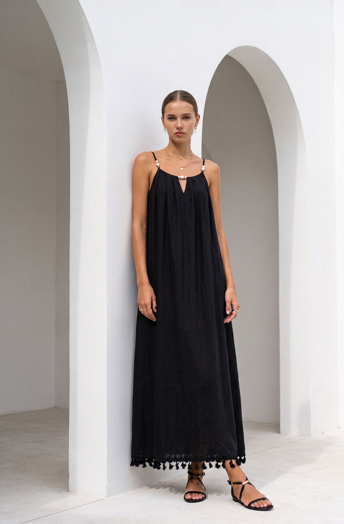 BRIELLE LINEN DRESS
