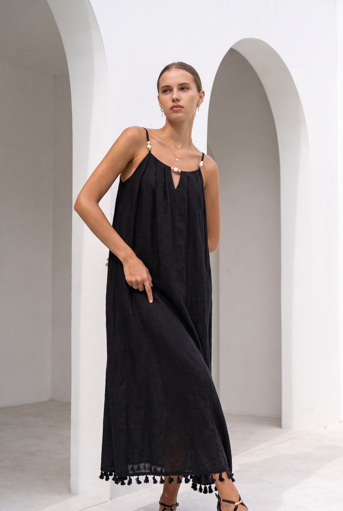 BRIELLE LINEN DRESS