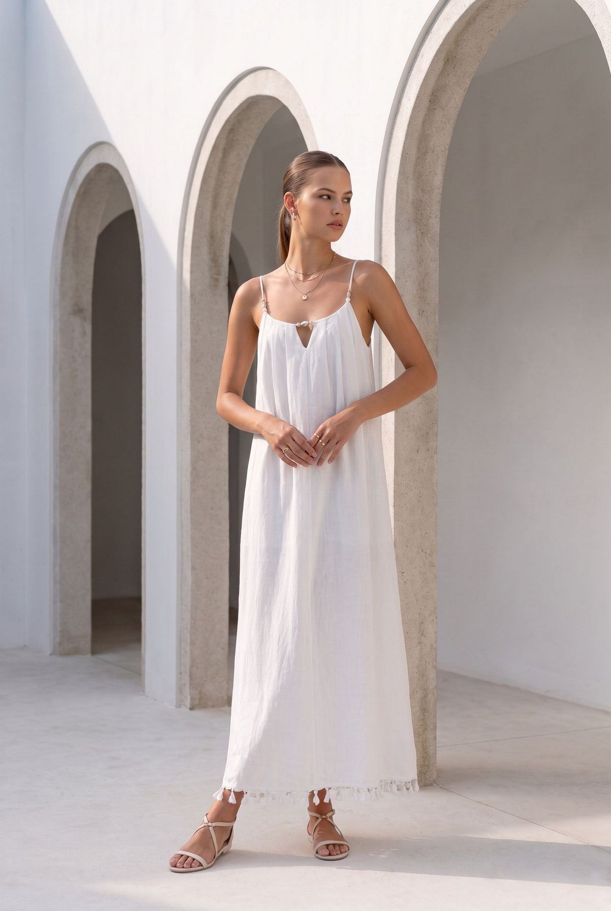 BRIELLE LINEN DRESS