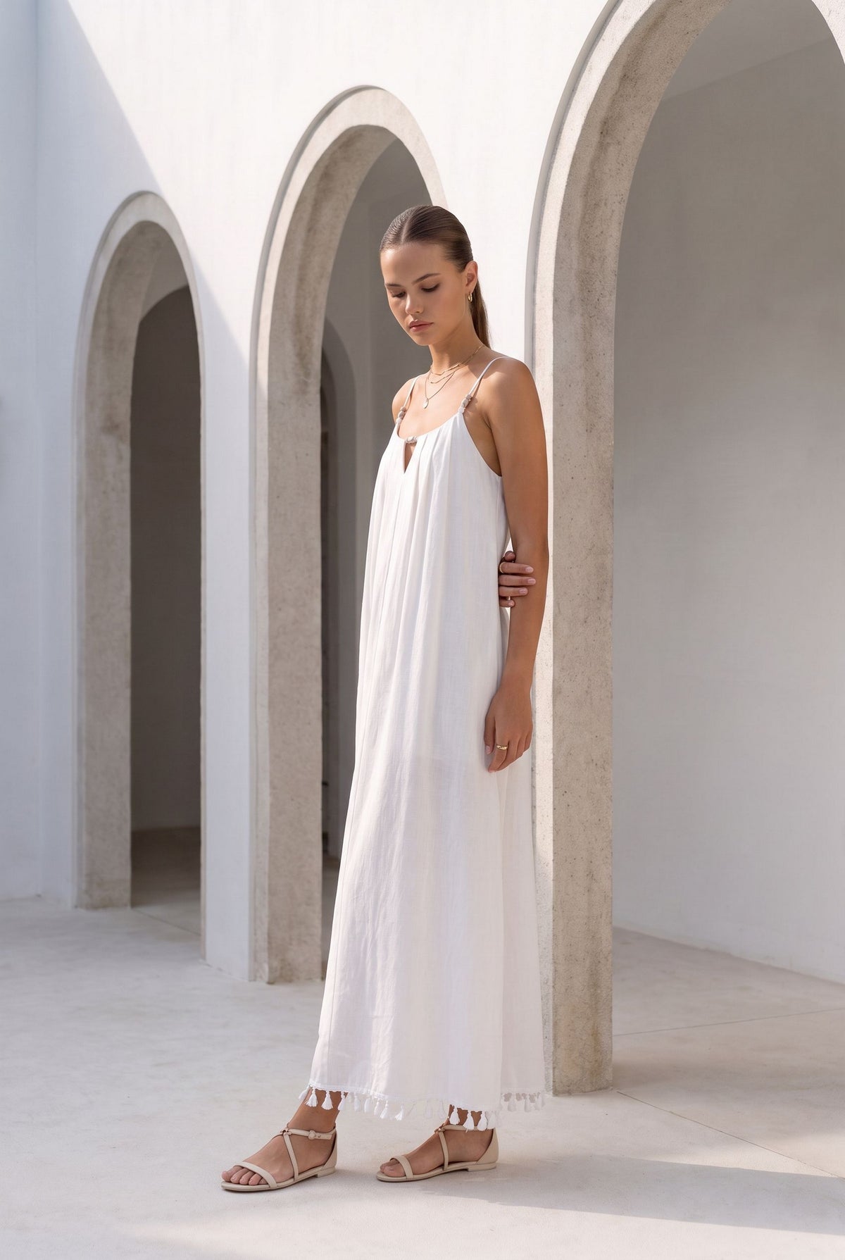 BRIELLE LINEN DRESS