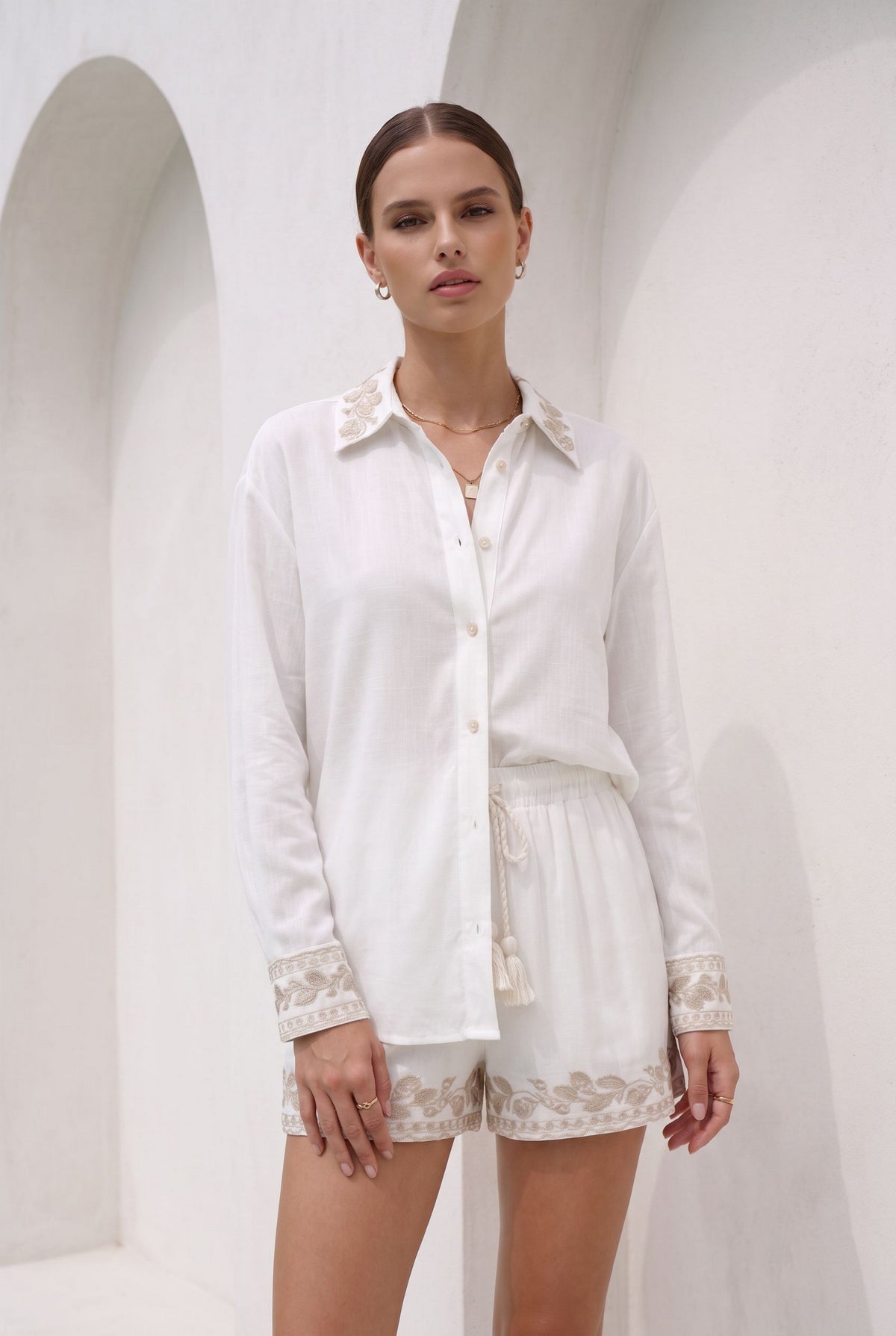 CEDAR EMBROIDERED SHIRT