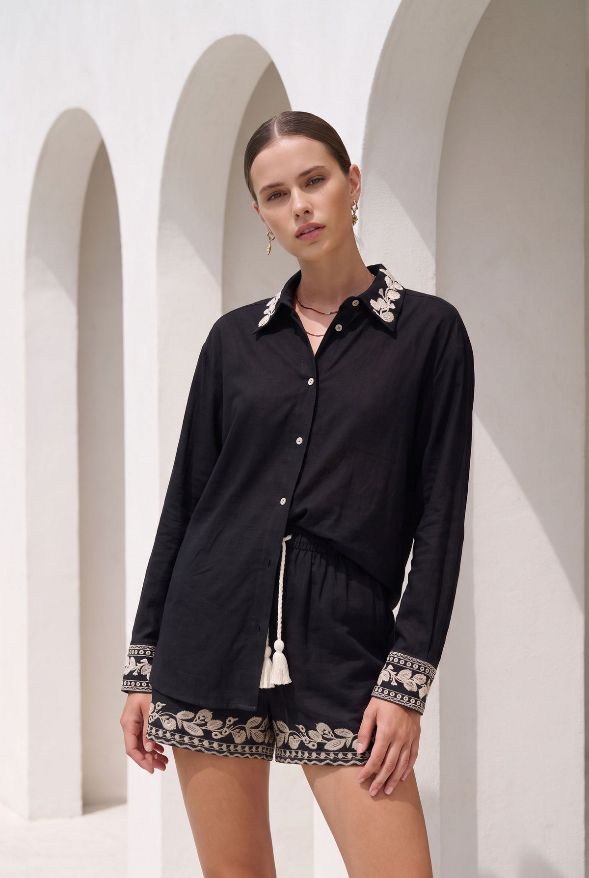 CEDAR EMBROIDERED SHIRT