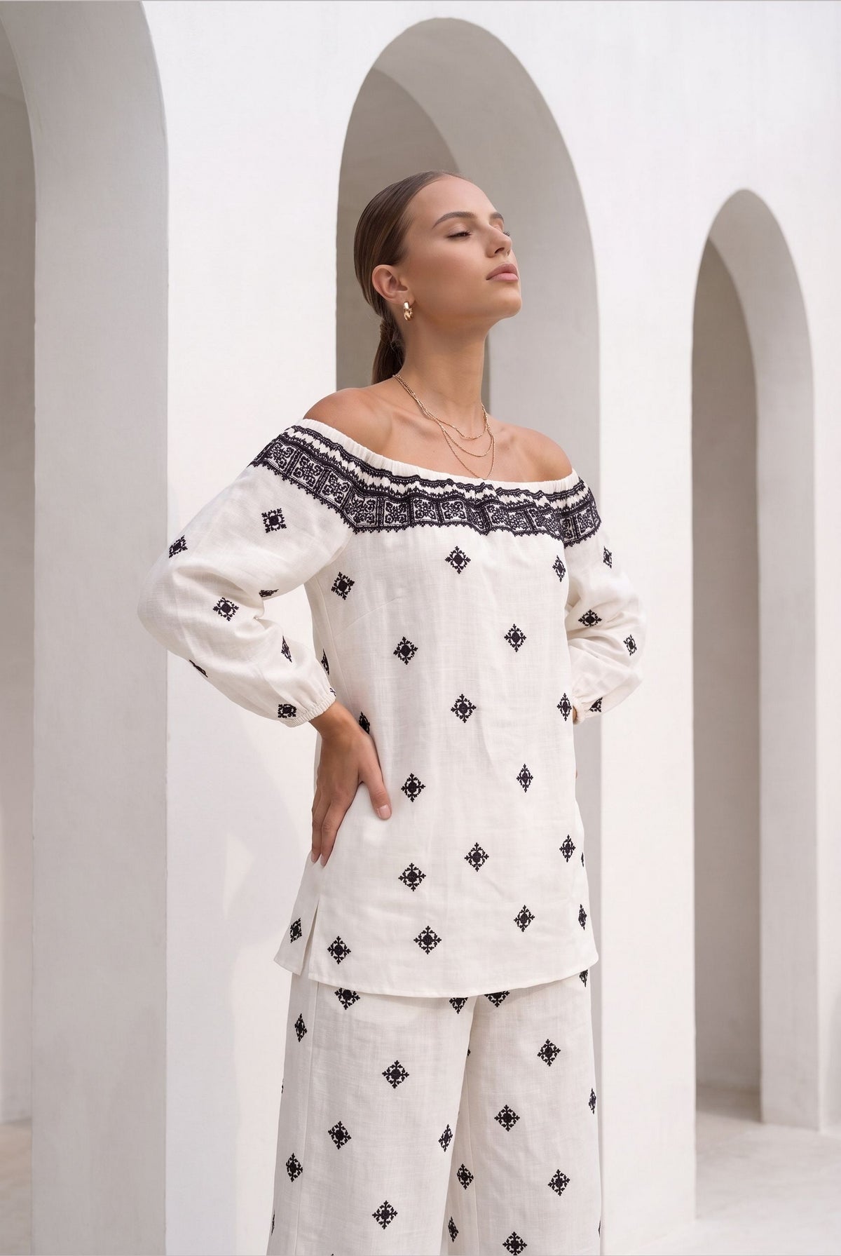 ELETTRA PRINTED BLOUSE