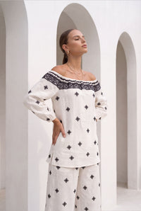 ELETTRA PRINTED BLOUSE