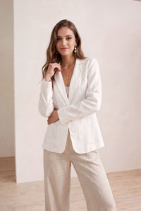 BRIELLE LINEN JACKET