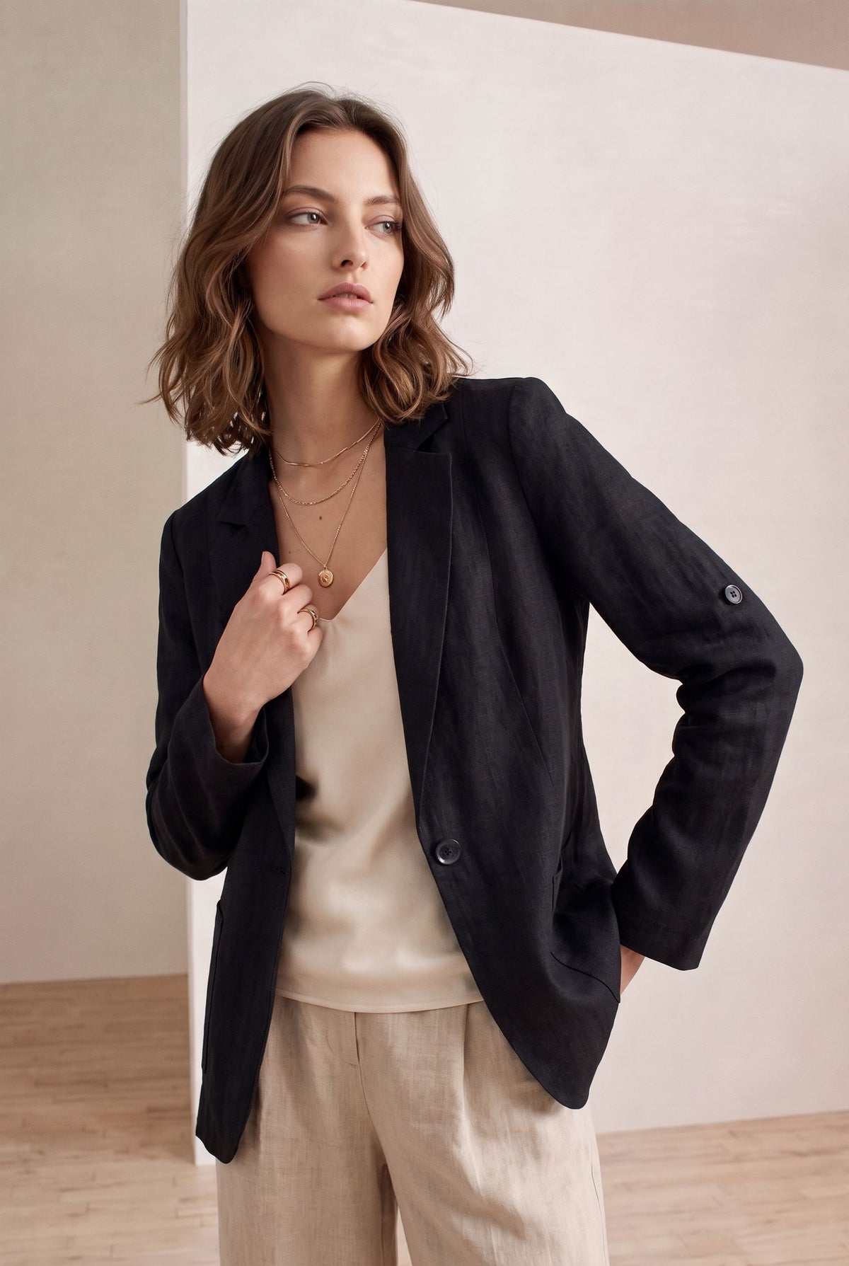 BRIELLE LINEN JACKET