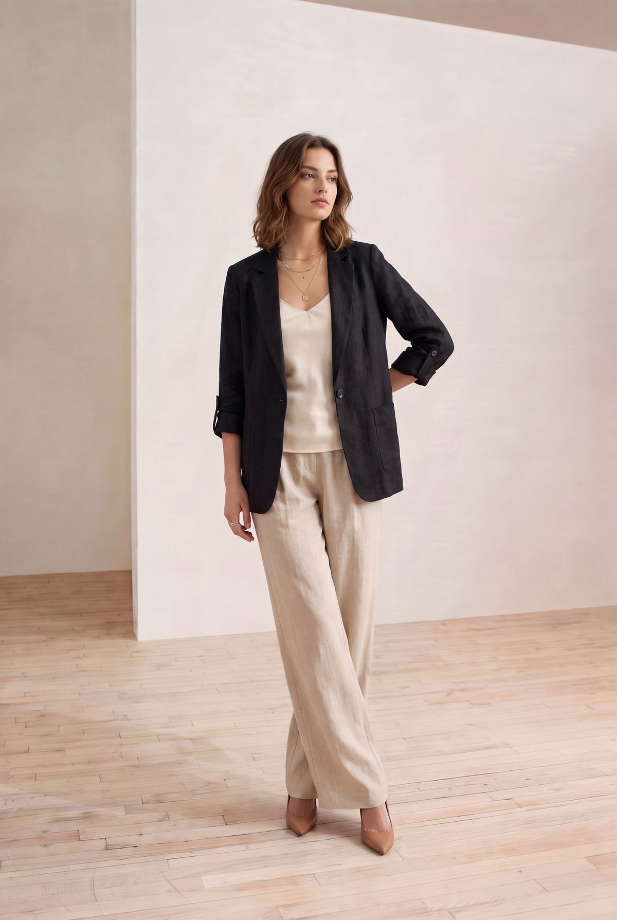 BRIELLE LINEN JACKET