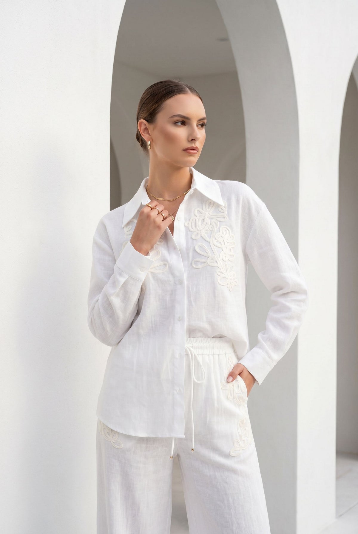CONSTANCE LINEN SHIRT