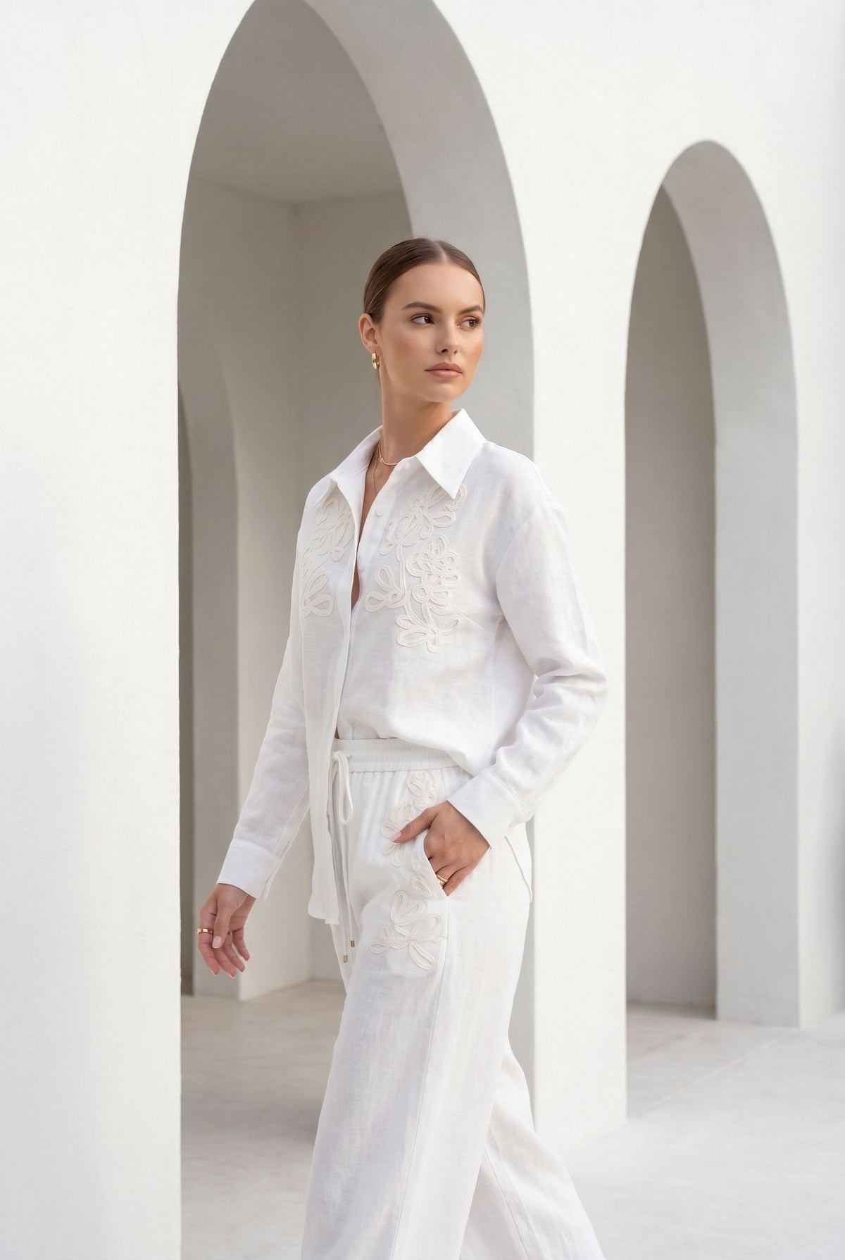 CONSTANCE LINEN SHIRT