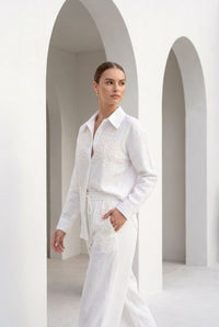CONSTANCE LINEN SHIRT