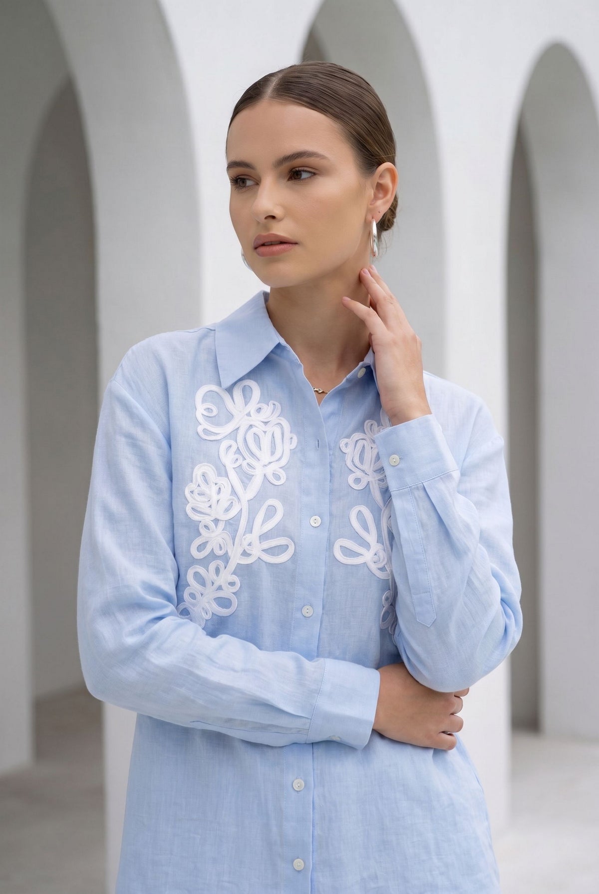 CONSTANCE LINEN SHIRT