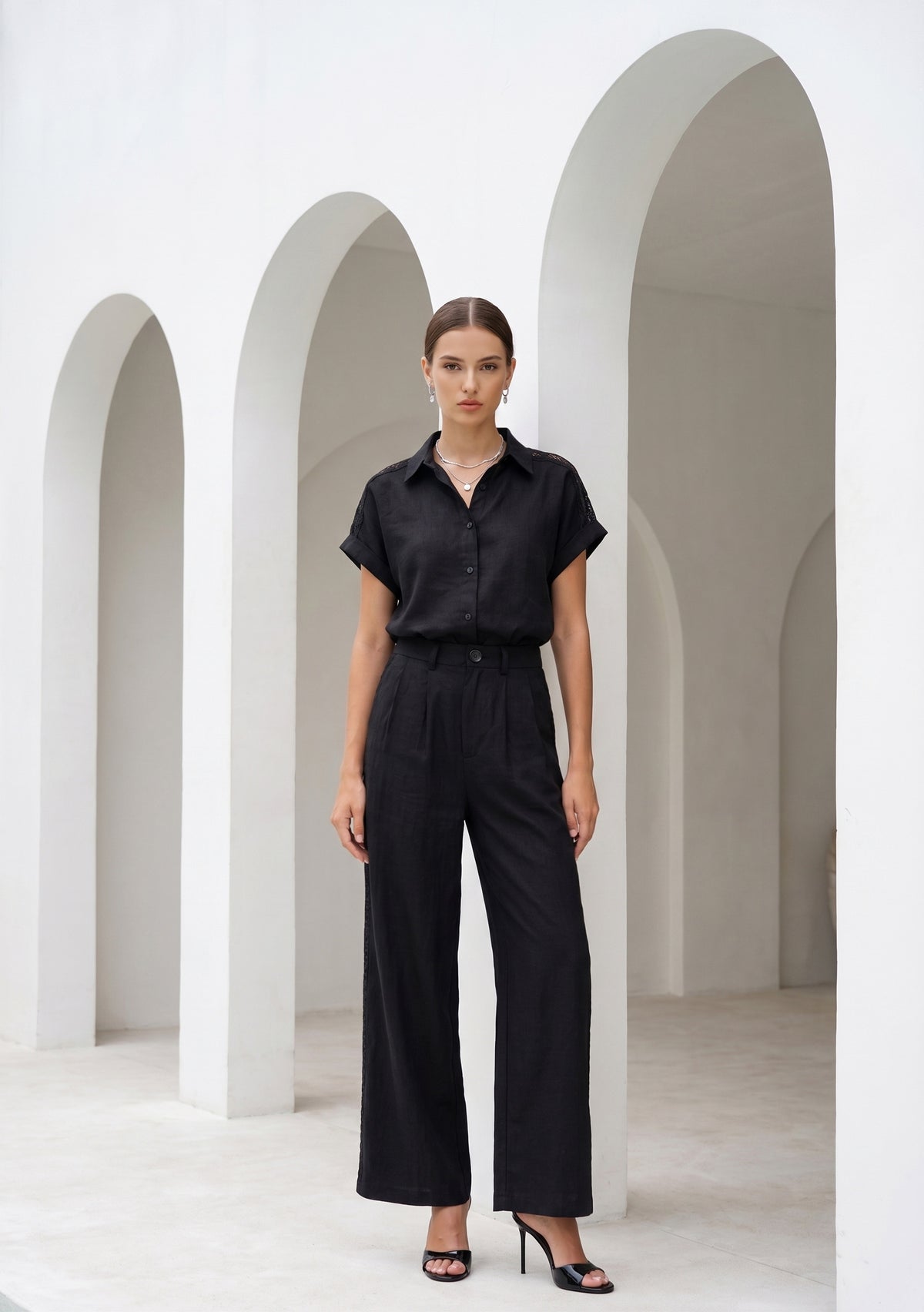 BRIELLE LINEN SHIRT