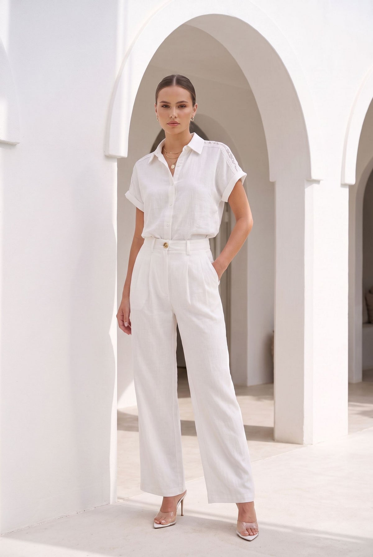 BRIELLE LINEN PANTS