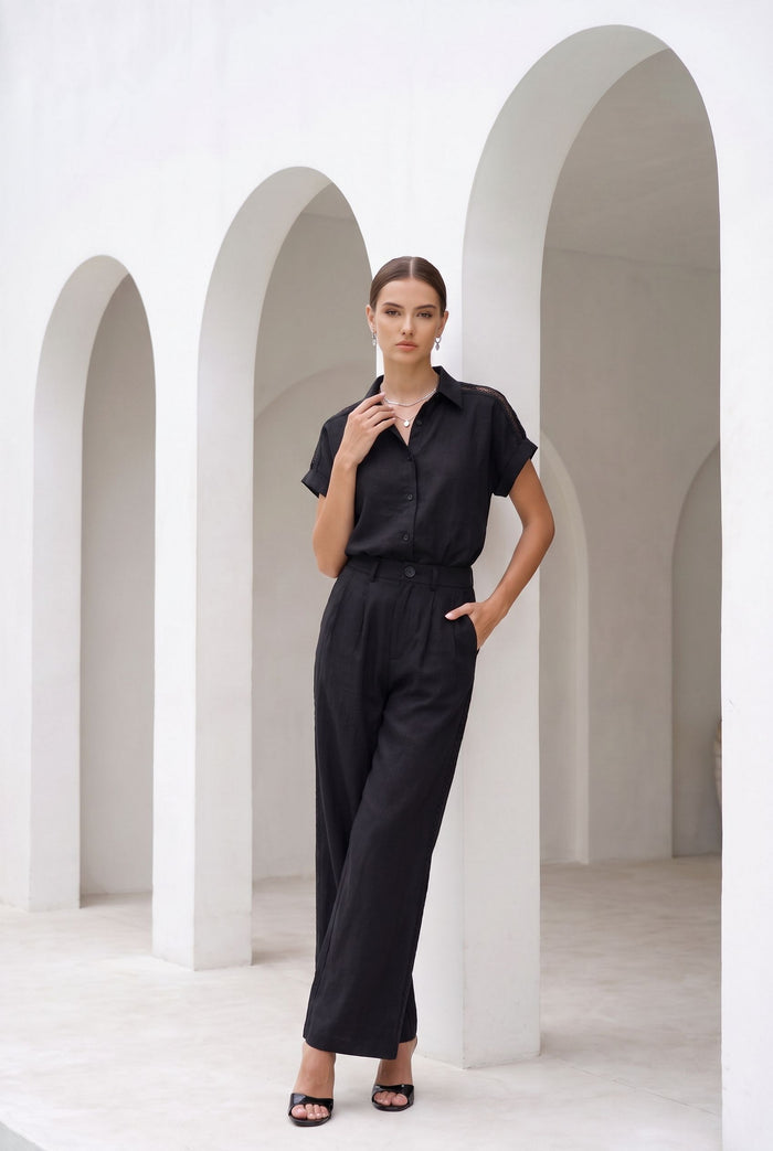BRIELLE LINEN PANTS