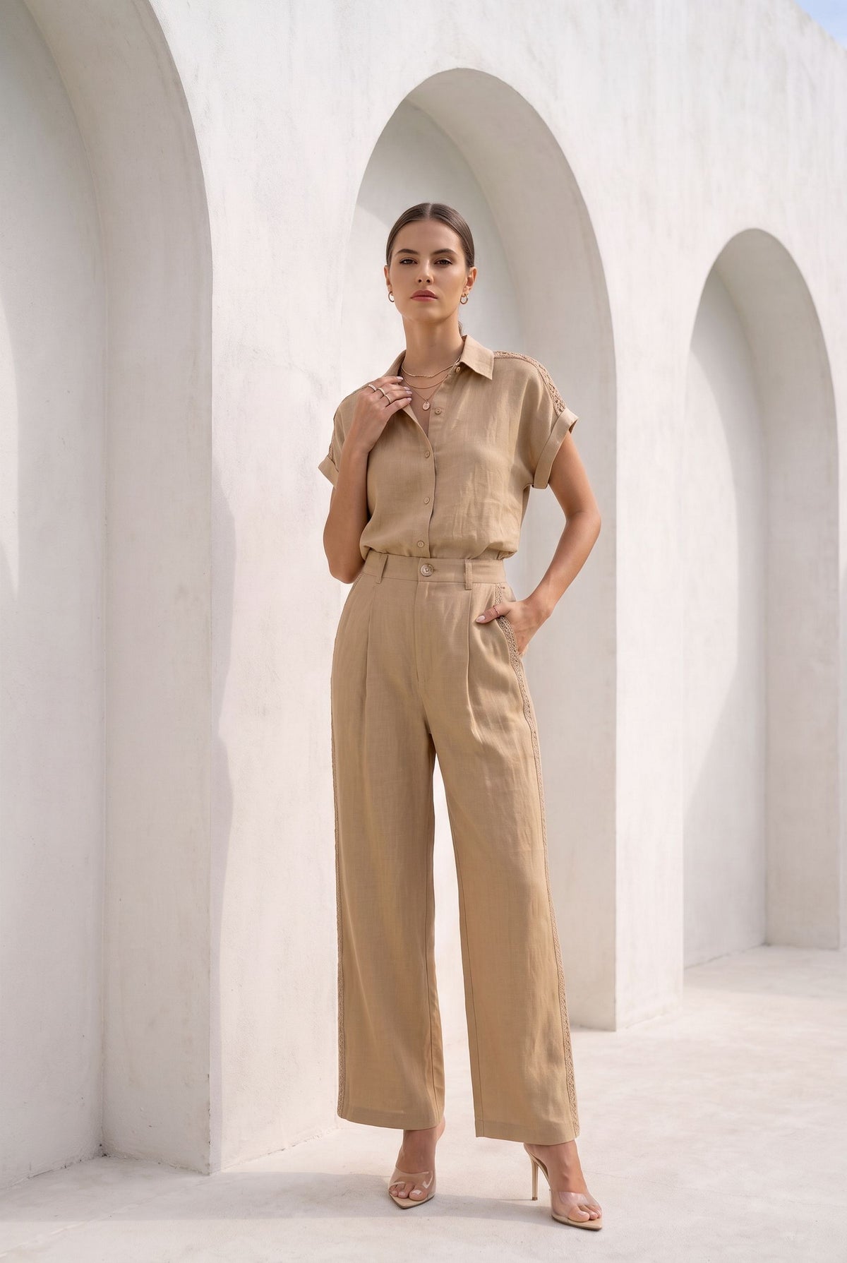 BRIELLE LINEN PANTS