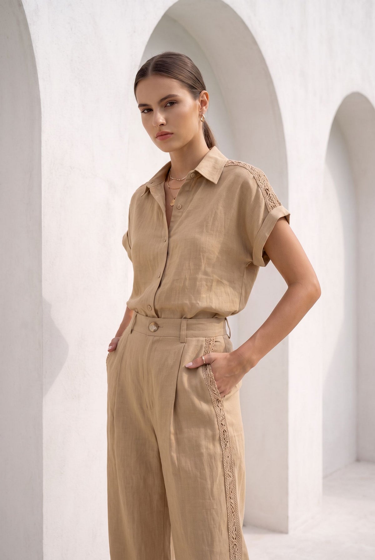 BRIELLE LINEN PANTS