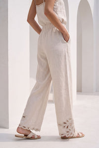 IVY EMBROIDERED PANTS
