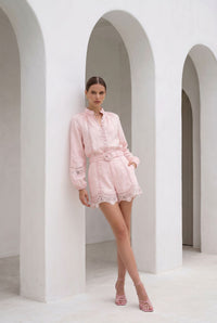 MEISSEN LINEN BLOUSE