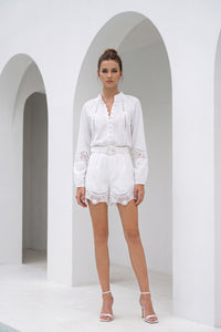 MEISSEN LINEN SHORTS